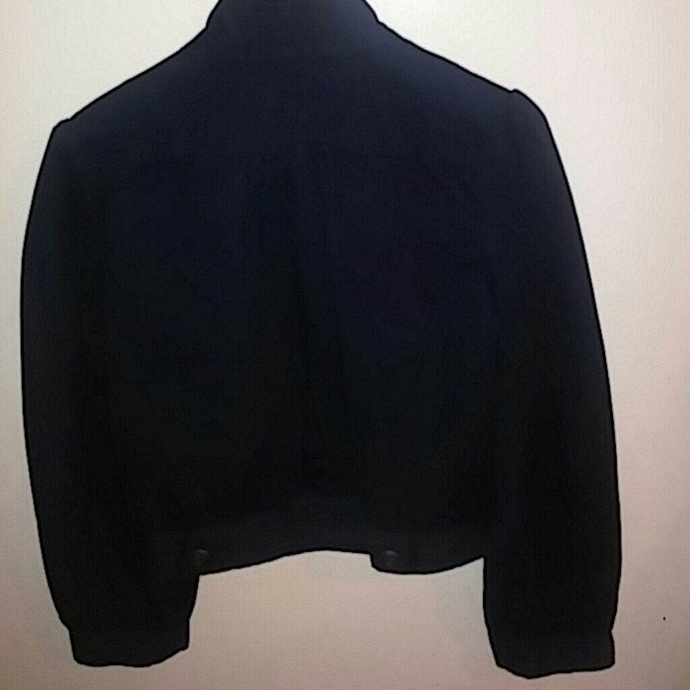 Denim Button-Down Blue Jacket With Lining - image 4